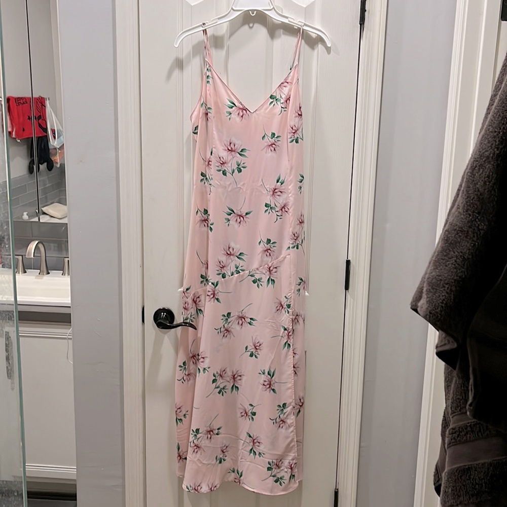 Lush pink floral dress